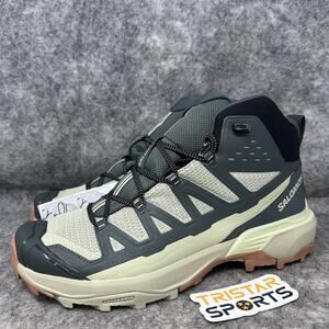 Salomon X Ultra 360 Mid GTX Hiking Boots Mens Sz 10.5 Green Alfalfa Trail Shoes